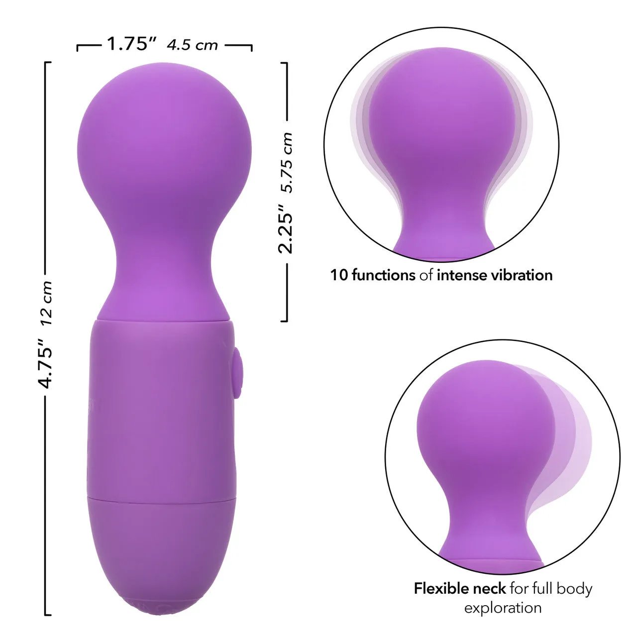 First Time Rechargeable Purple Massager