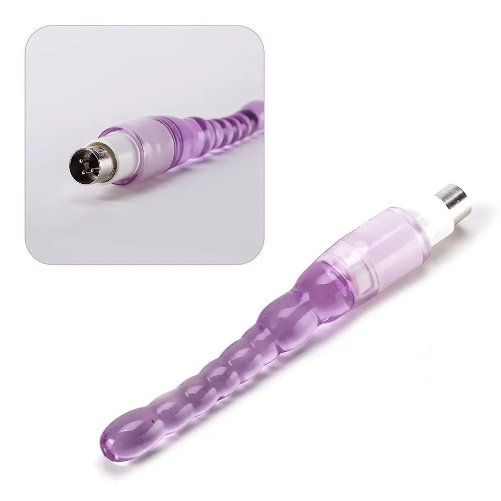 Flexible PVC Anal Dildo for Basic Sex Machine