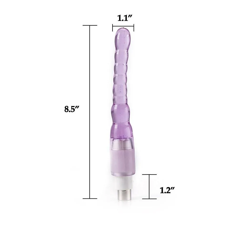 Flexible PVC Anal Dildo for Basic Sex Machine