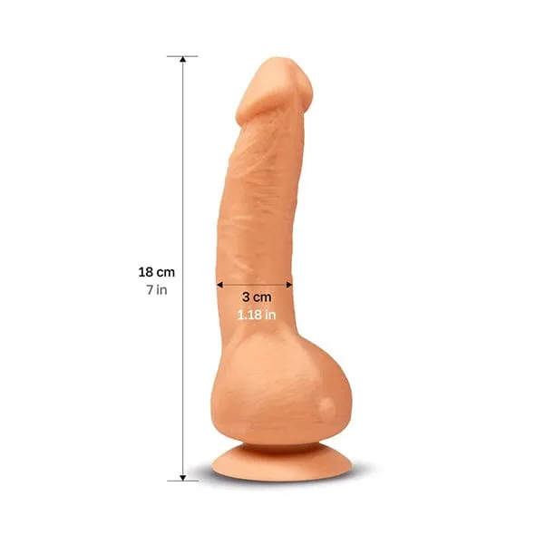 FT London - G Vibe Greal Mini Vibrating Realistic Dildo 7 (Flesh)