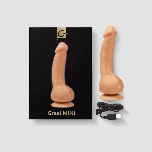 FT London - G Vibe Greal Mini Vibrating Realistic Dildo 7 (Flesh)