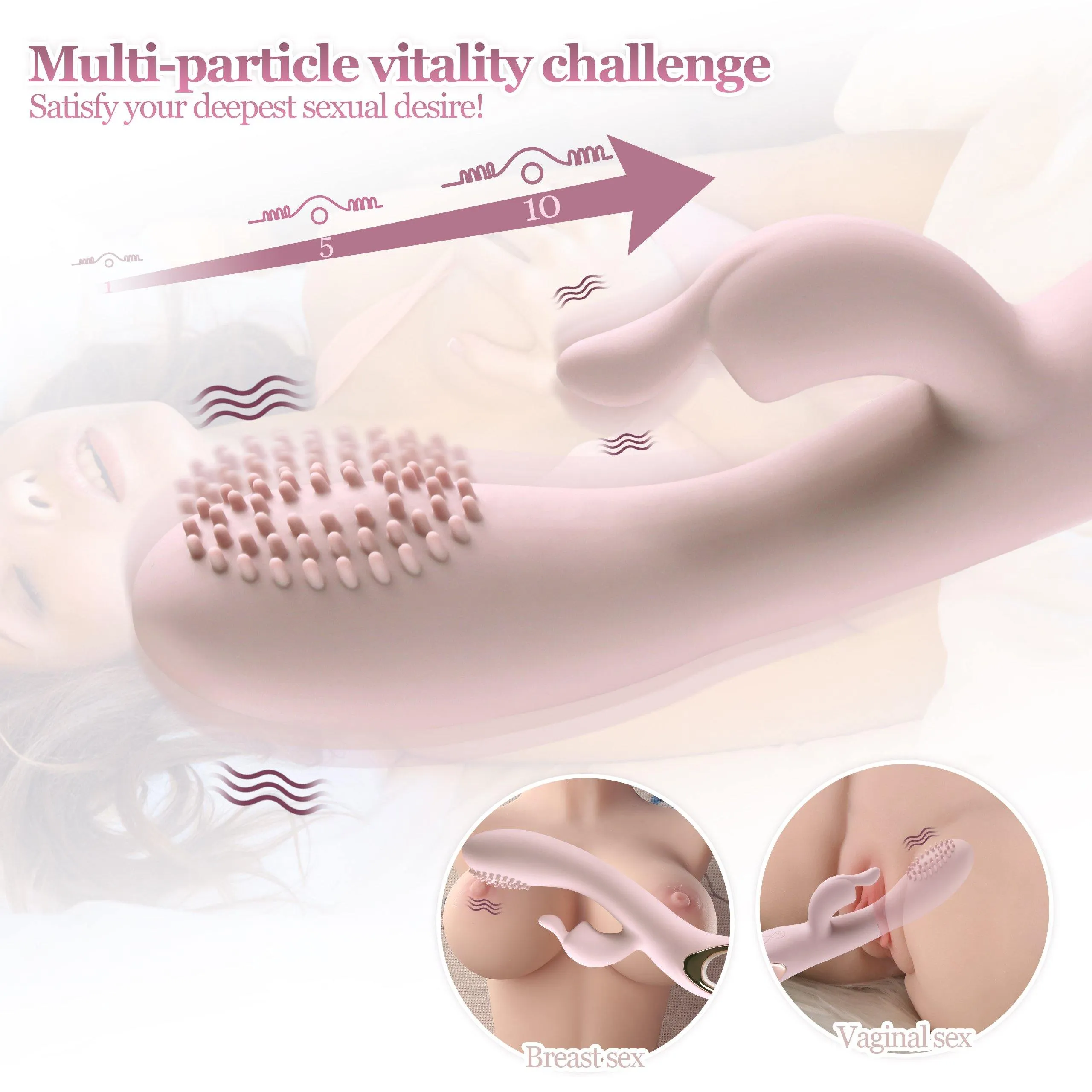 G Spot Rabbit Vibrator 10 Frequencies Clitoris Stimulation