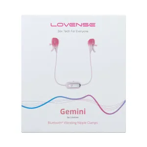 Gemini Bluetooth Vibrating Nipple Clamps by Lovense