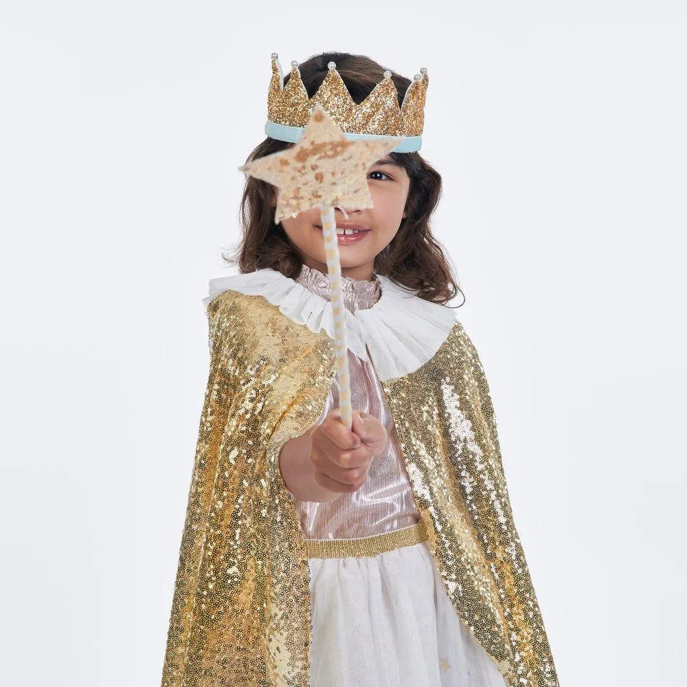 Gold Sparkle Cape Costume