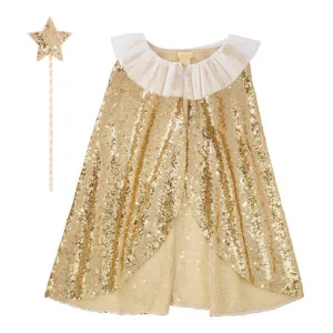 Gold Sparkle Cape Costume