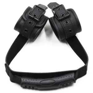 Handcuffs with handle for control and dominance