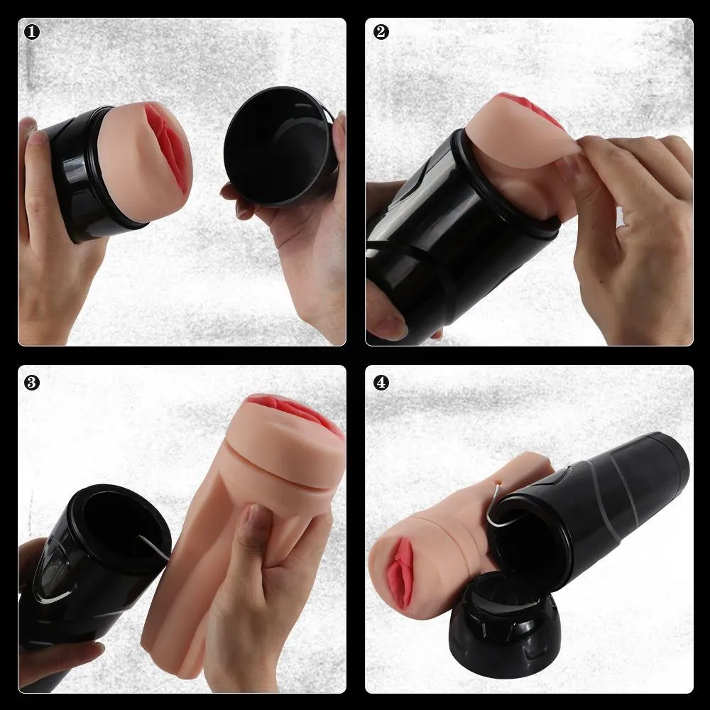 Hands-Free Vibrating Male Masturbator Cup