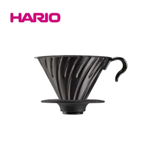 Hario -  V60 Metal Dripper for 1 to 4 Cups (Matt Black)