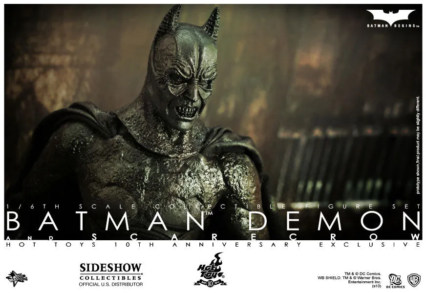 Hot Toys 1/6 MMS140 Batman Demon Batman Begins 10th Anniversary Exclusive Figure