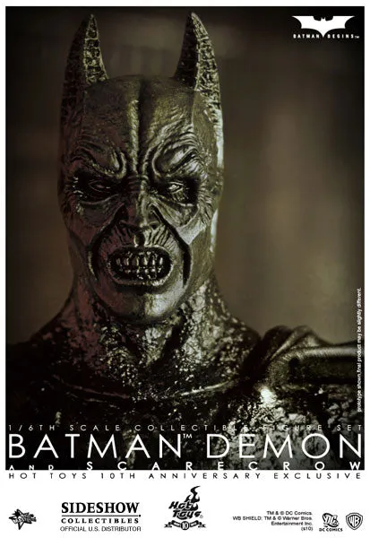 Hot Toys 1/6 MMS140 Batman Demon Batman Begins 10th Anniversary Exclusive Figure