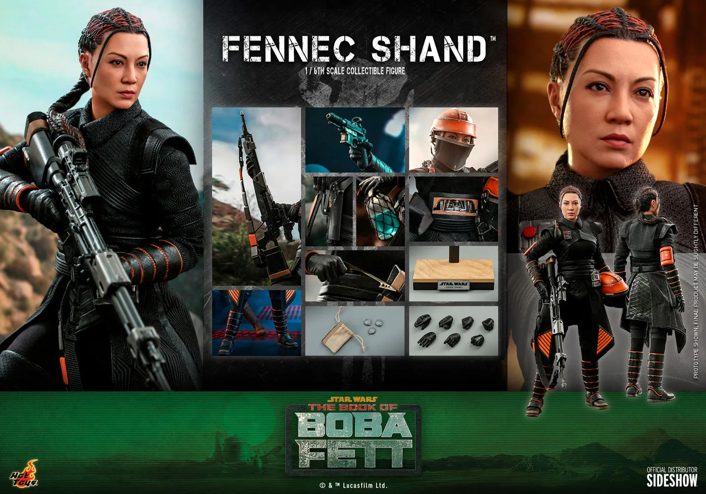 Hot Toys 1/6 Scale Television Masterpiece Series  - Star Wars: The Book Of Boba - Fennec Shand