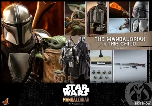 Hot Toys 1/6 Star Wars The Mandalorian and The Child Sixth Scale Figure TMS014