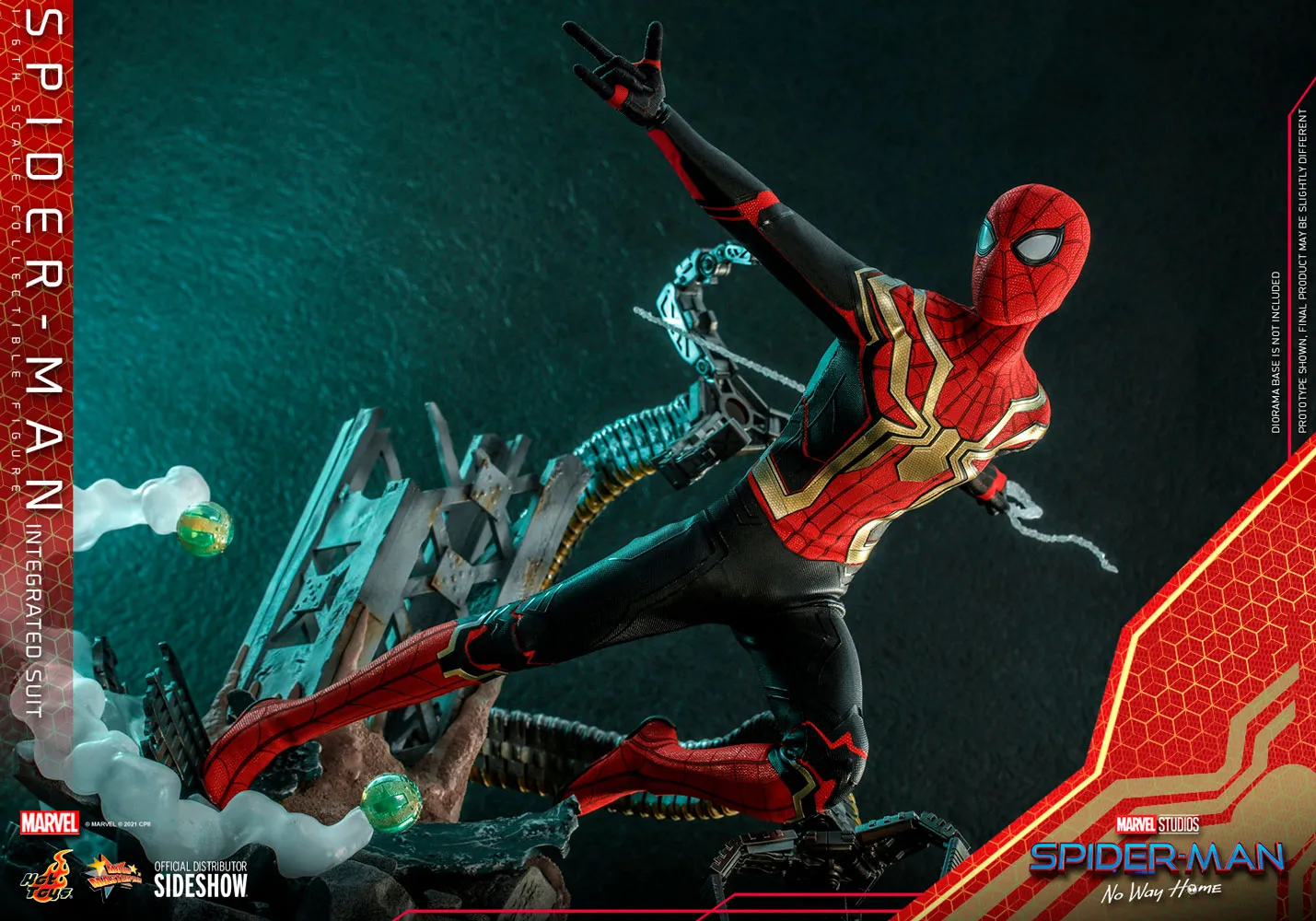 Hot Toys Movie Masterpiece 1/6 Scale Figure - Spider-Man (Integrated Suit) - Spider-Man: No Way Home