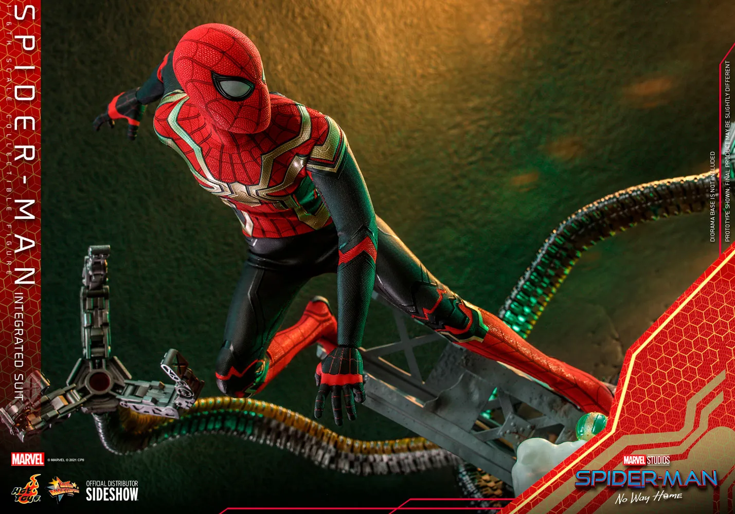 Hot Toys Movie Masterpiece 1/6 Scale Figure - Spider-Man (Integrated Suit) - Spider-Man: No Way Home