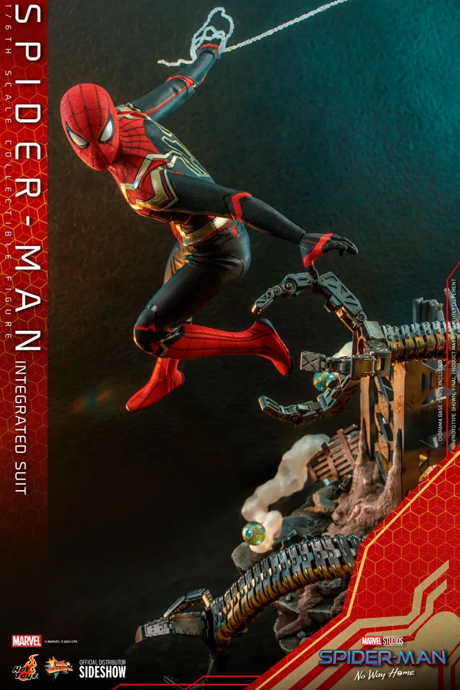 Hot Toys Movie Masterpiece 1/6 Scale Figure - Spider-Man (Integrated Suit) - Spider-Man: No Way Home