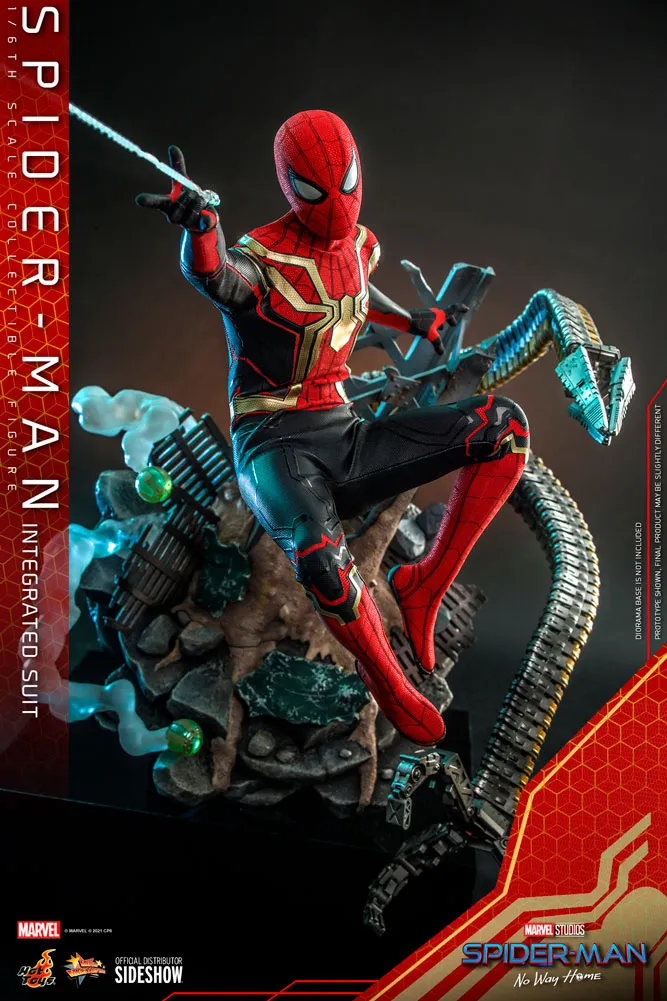 Hot Toys Movie Masterpiece 1/6 Scale Figure - Spider-Man (Integrated Suit) - Spider-Man: No Way Home