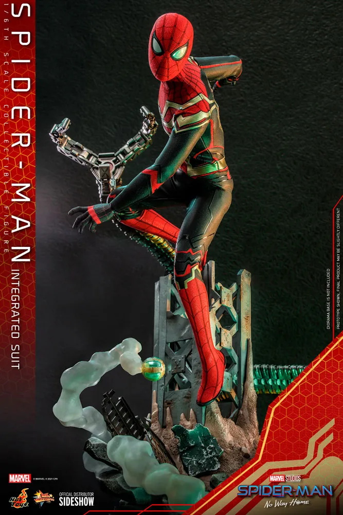 Hot Toys Movie Masterpiece 1/6 Scale Figure - Spider-Man (Integrated Suit) - Spider-Man: No Way Home