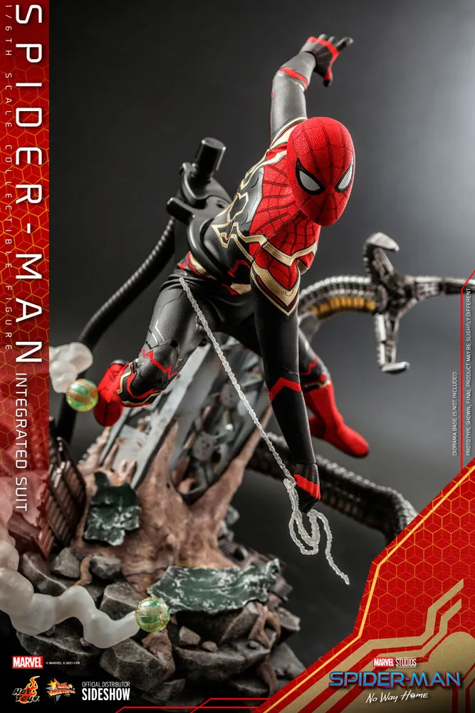 Hot Toys Movie Masterpiece 1/6 Scale Figure - Spider-Man (Integrated Suit) - Spider-Man: No Way Home
