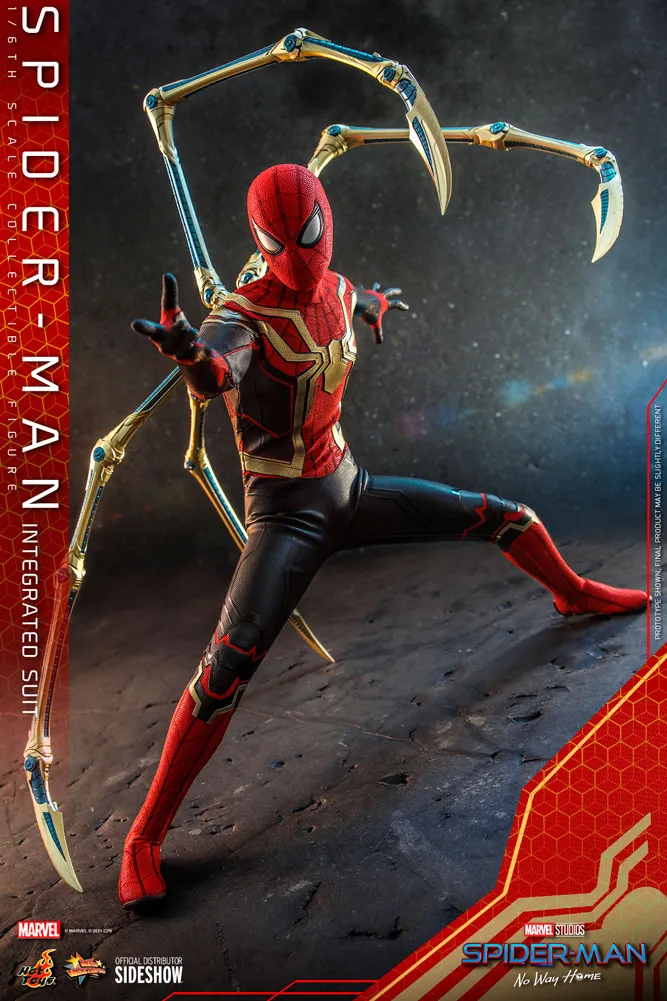 Hot Toys Movie Masterpiece 1/6 Scale Figure - Spider-Man (Integrated Suit) - Spider-Man: No Way Home