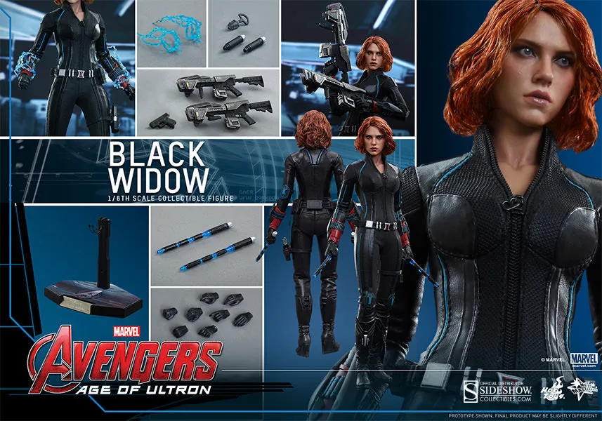 Hot Toys The Avengers Age of Ultron Black Widow 1/6 Scale Action Figure MMS288