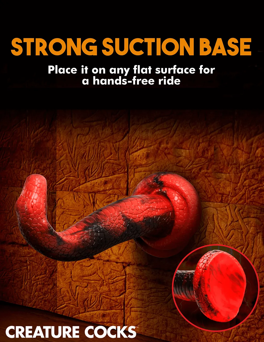 King Cobra 8.5 Snake Dildo