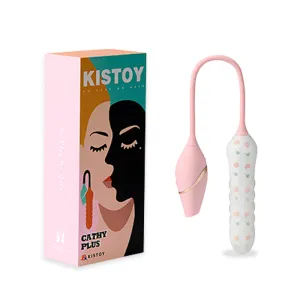 KISTOY Cathy Plus Thrusting & Sucking Egg Vibrator