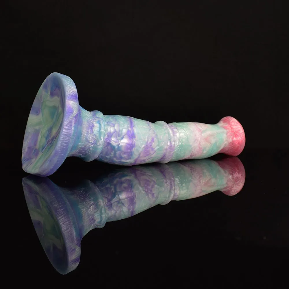 Long Flexible Dog Dildo With Large Suction Cup