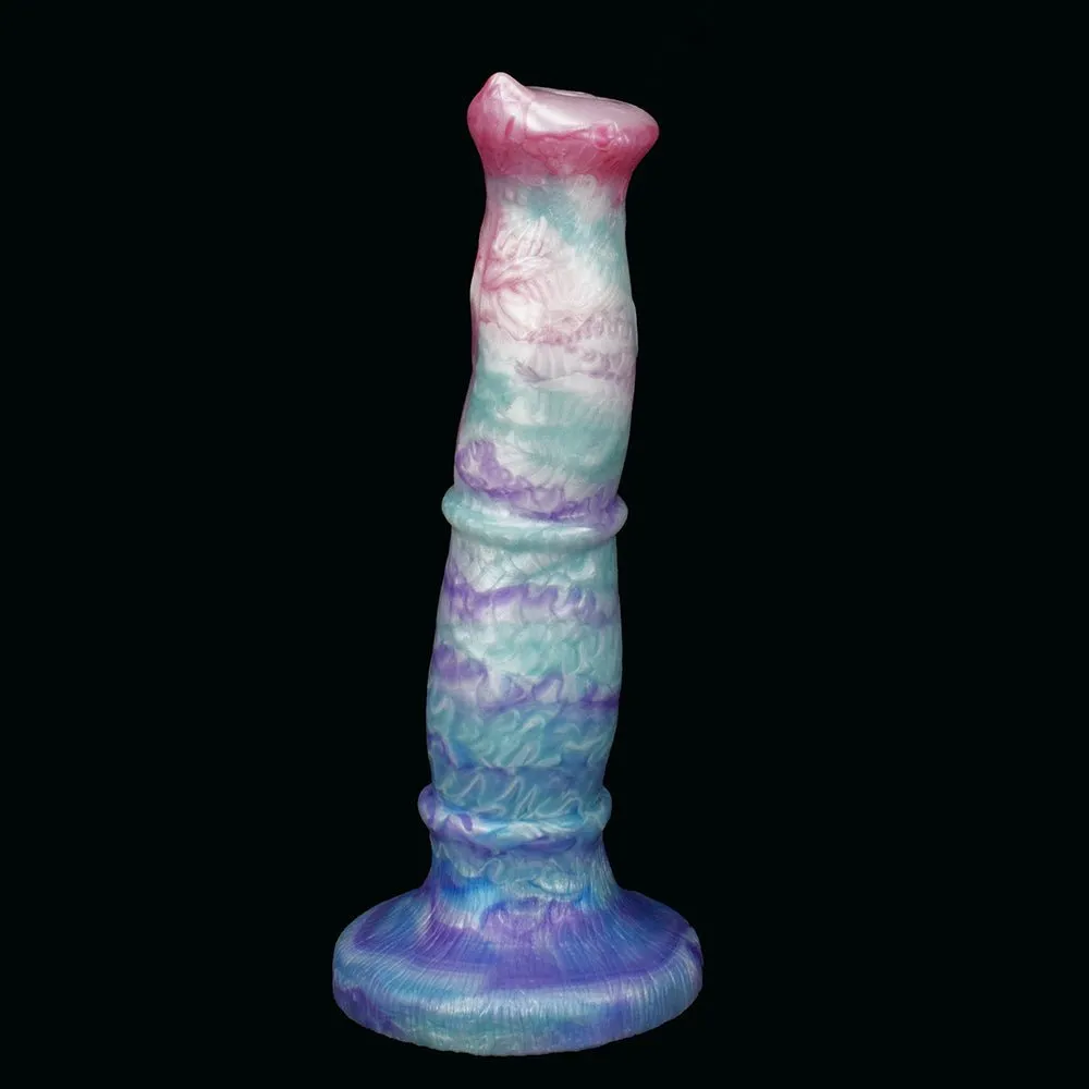 Long Flexible Dog Dildo With Large Suction Cup