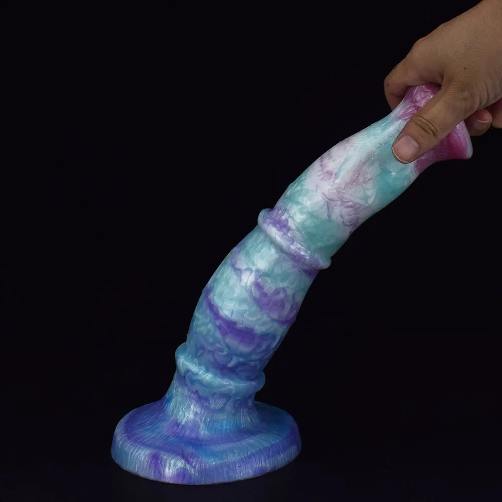 Long Flexible Dog Dildo With Large Suction Cup