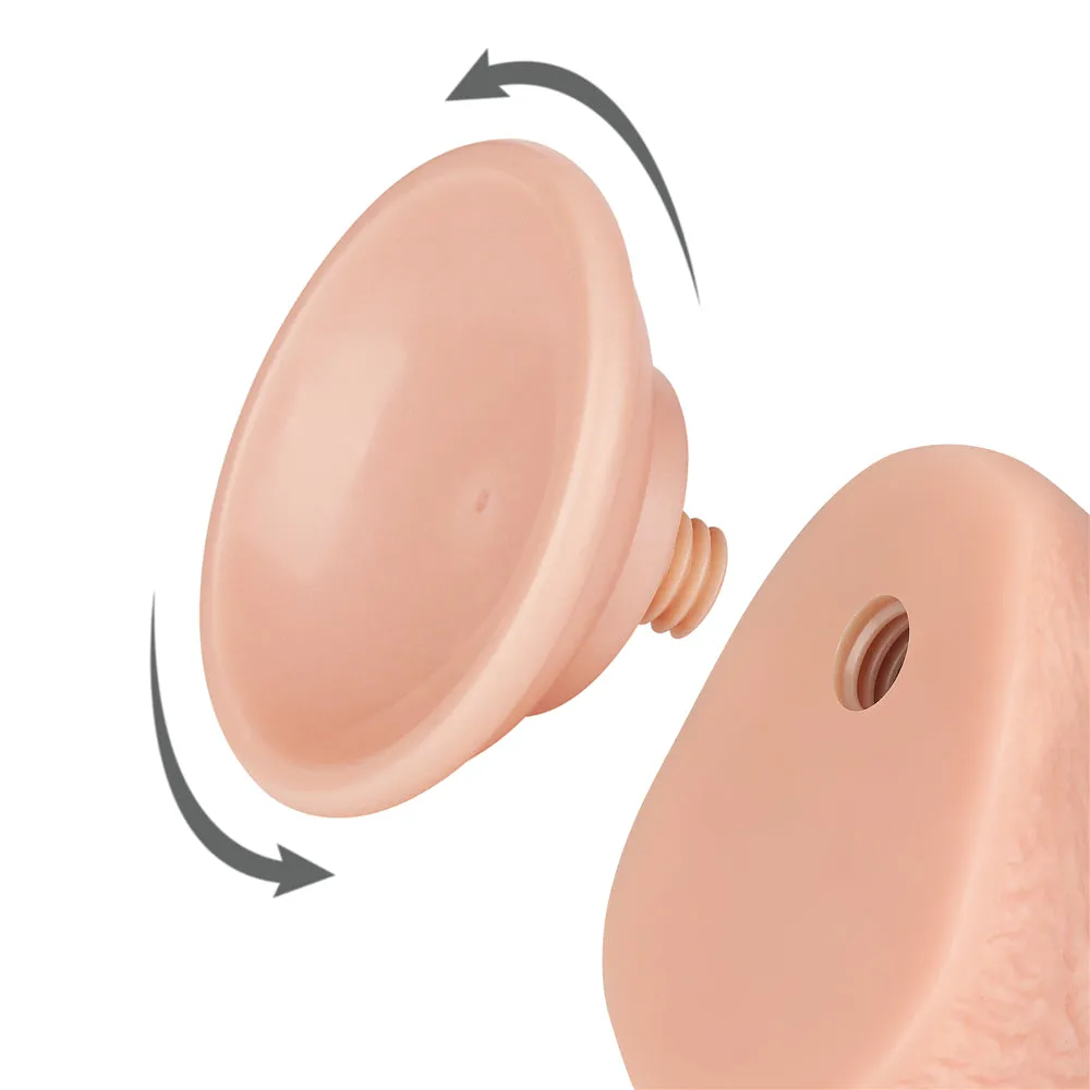 LoveToy 7.5 Sliding Skin Dual-Layered Dong