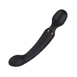 Lush Gia Dual Wand Massager & G-Spot Vibrator. Black