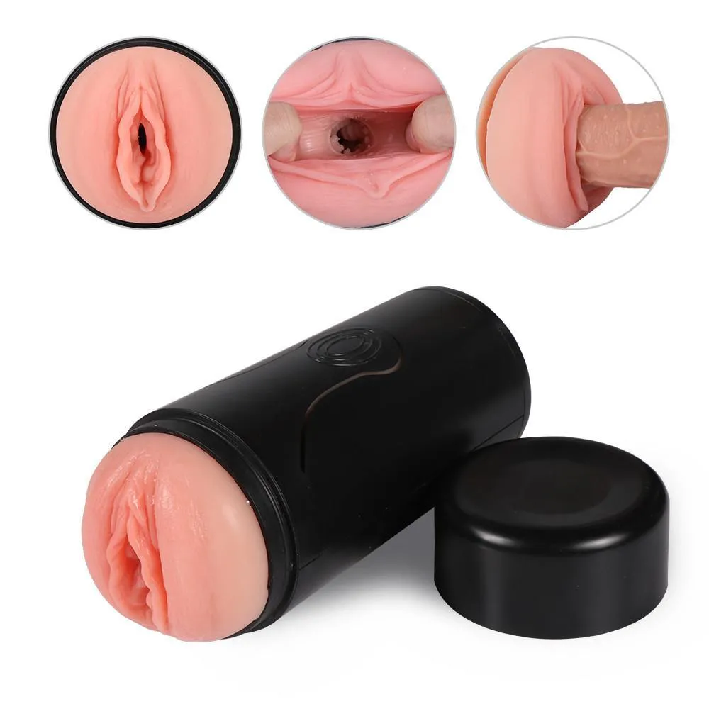Male Masturbators Cup Large Size Pocket Pussy with Realistic Vagina