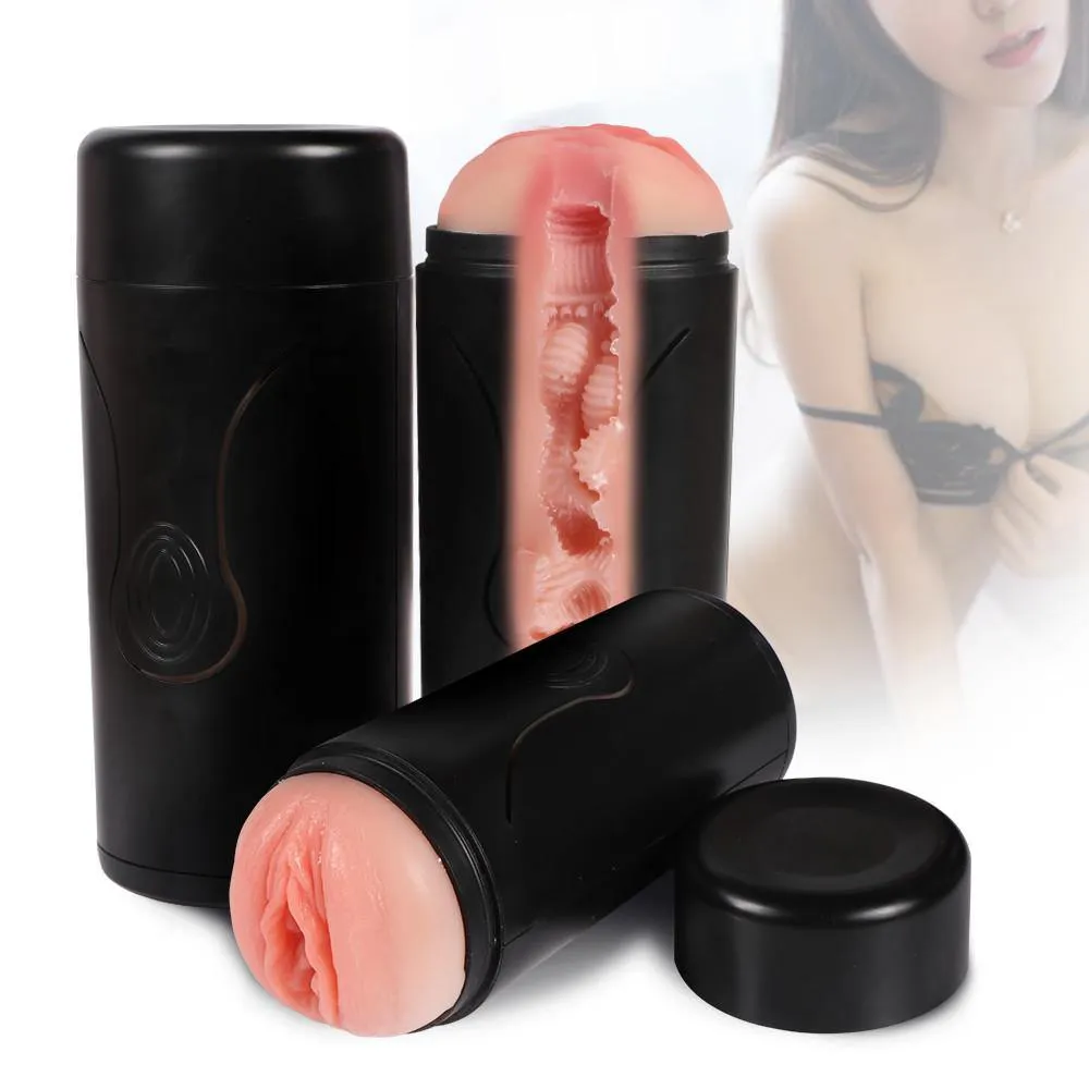 Male Masturbators Cup Large Size Pocket Pussy with Realistic Vagina