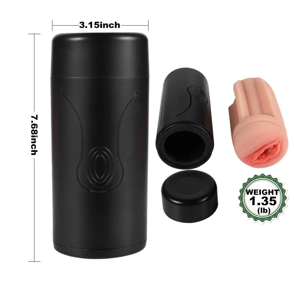 Male Masturbators Cup Large Size Pocket Pussy with Realistic Vagina