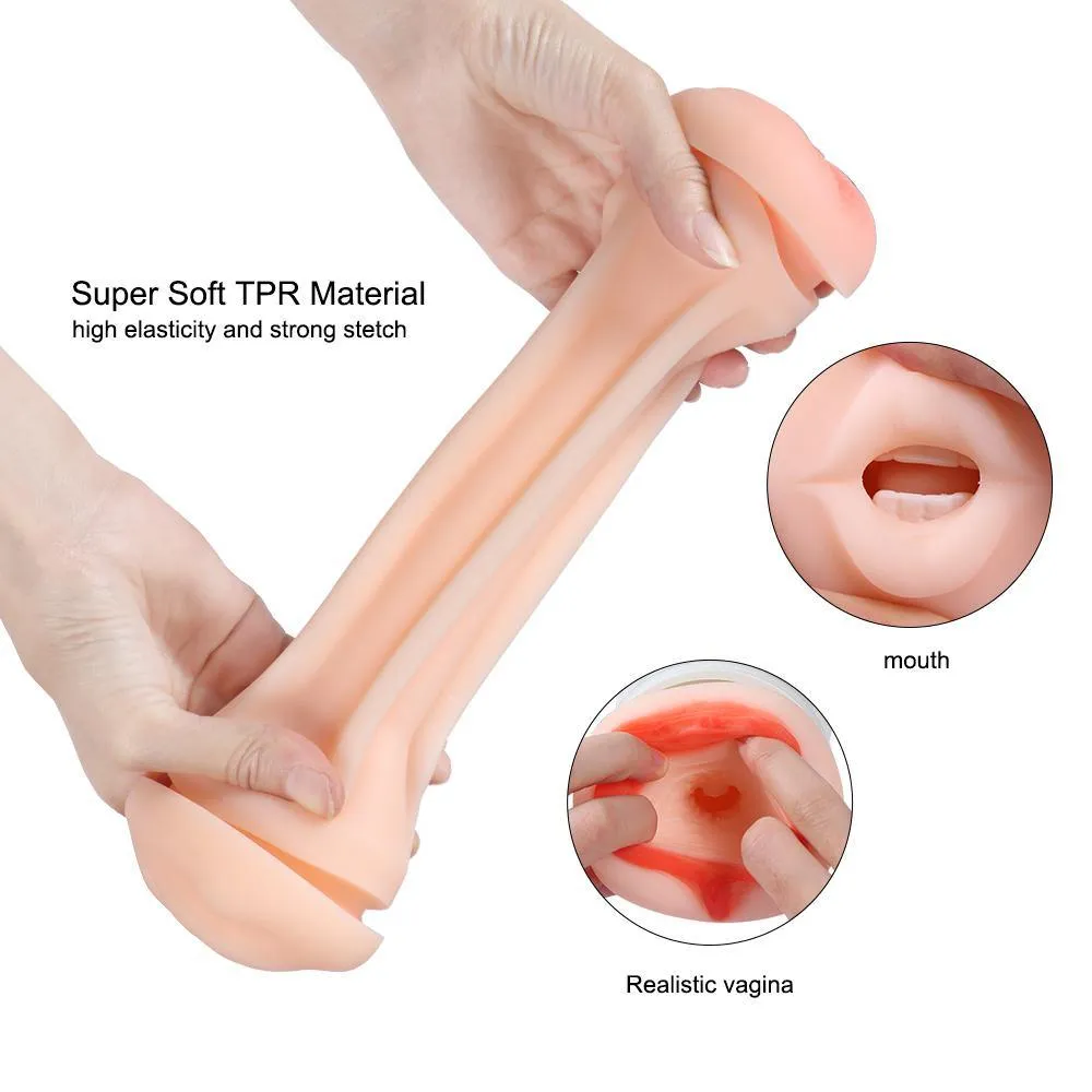 Male Masturbators Cup Pocket Pussy with Realistic Vagina