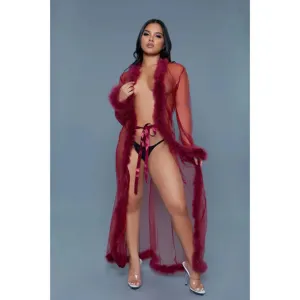 Marabou Robe by Be Wicked