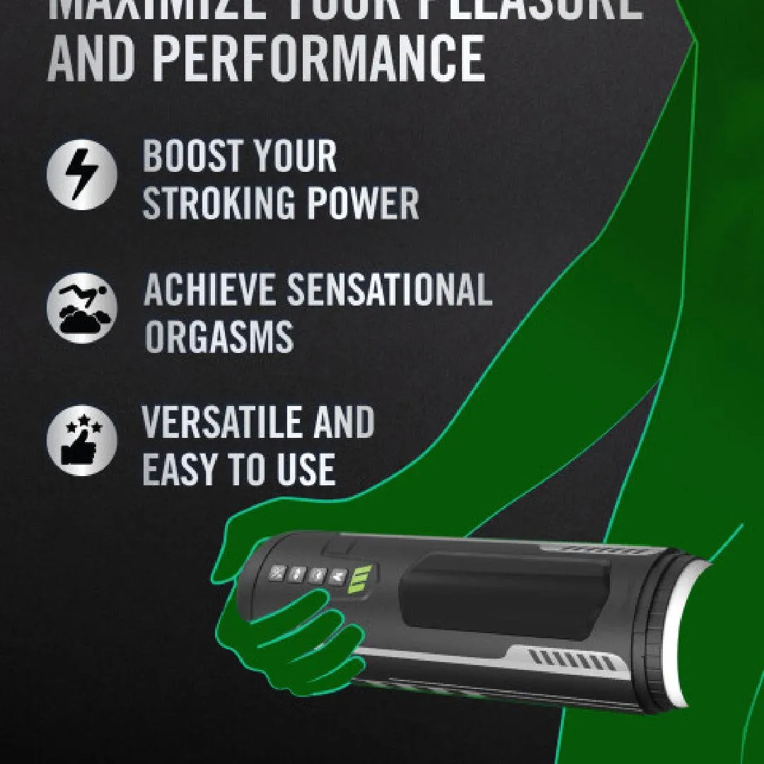 Master Blaster Vibrating. Stroking. Sucking. Warming. Automatic Stroker