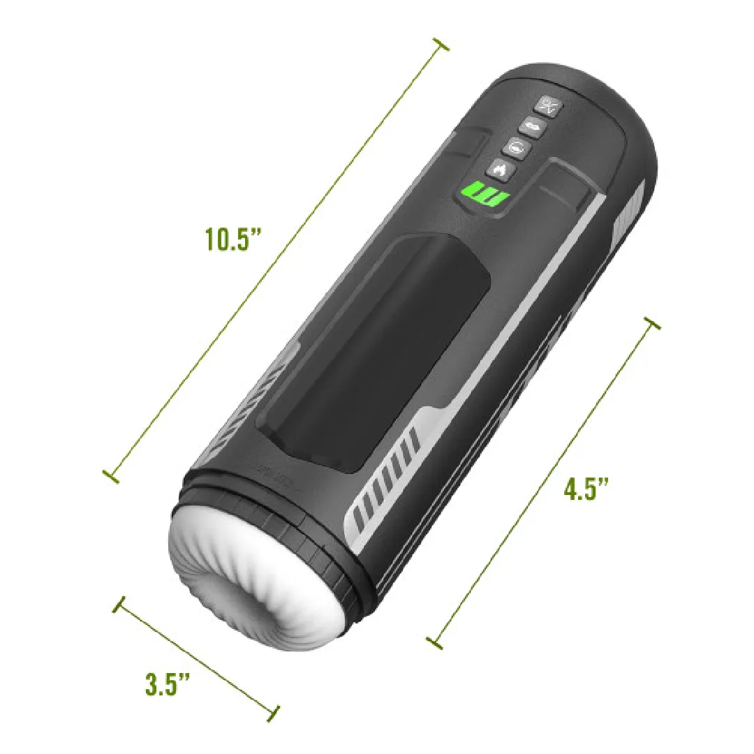 Master Blaster Vibrating. Stroking. Sucking. Warming. Automatic Stroker