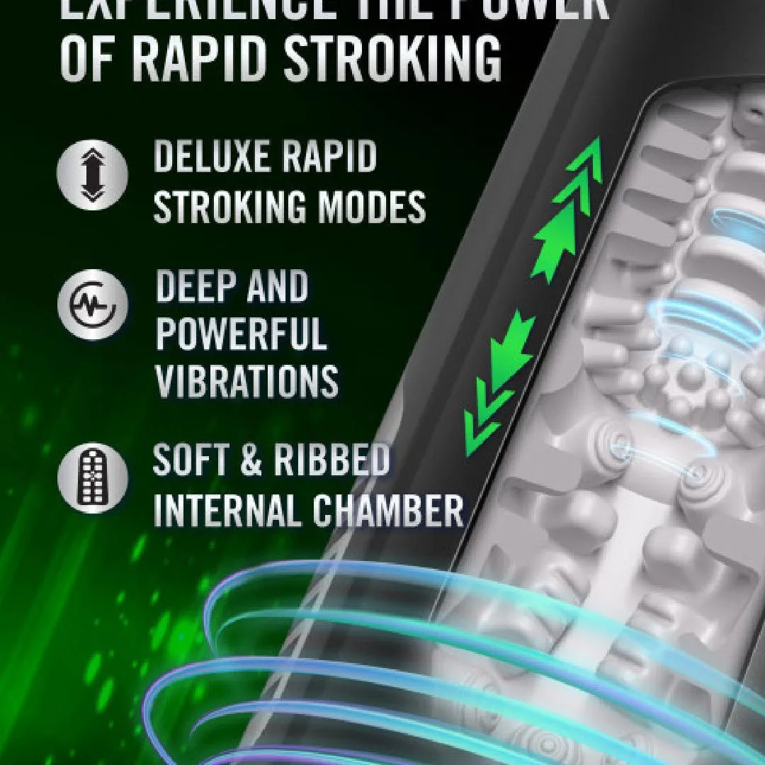 Master Blaster Vibrating. Stroking. Sucking. Warming. Automatic Stroker