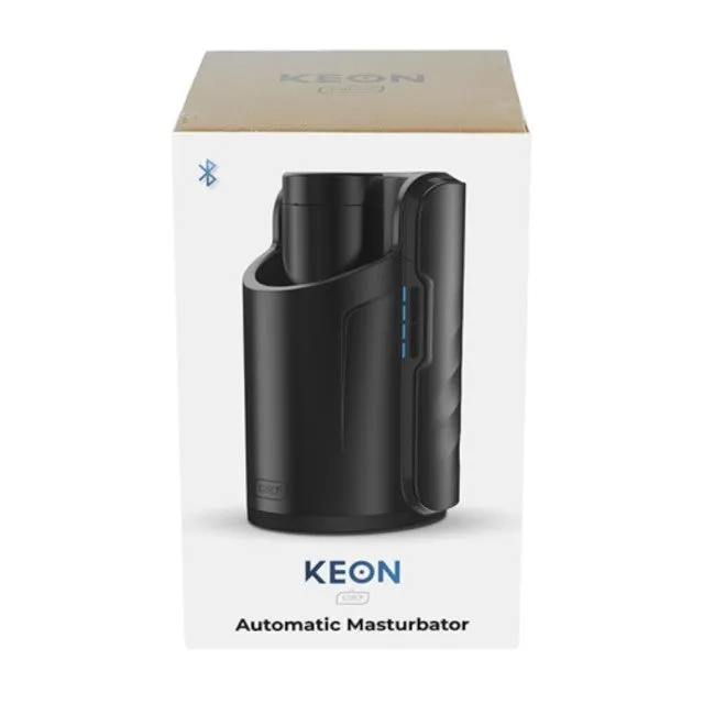 Masturbator automat KIIROO KEON. compatibil cu inteligență artificială (AI) și realitate virtuală (VR). control prin aplicație. negru