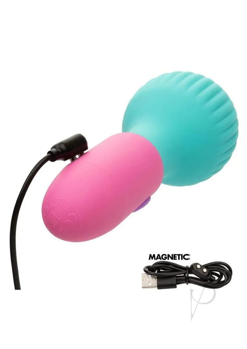 Maughty Bits To The Max Wand Blu/pnk