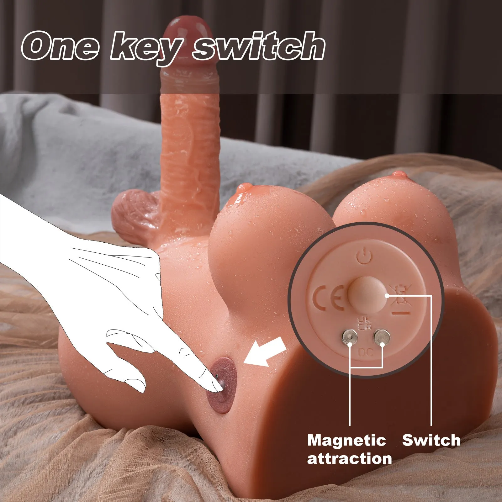 Milo: 17.59lb Trans Sex Doll Futa with Thrusting Dildo