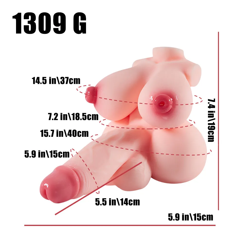 Mini Lucy: Futanari Torso Sex Doll Hentai Figure