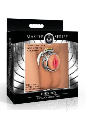 Ms Pussy Boy Metal Chastity Cage