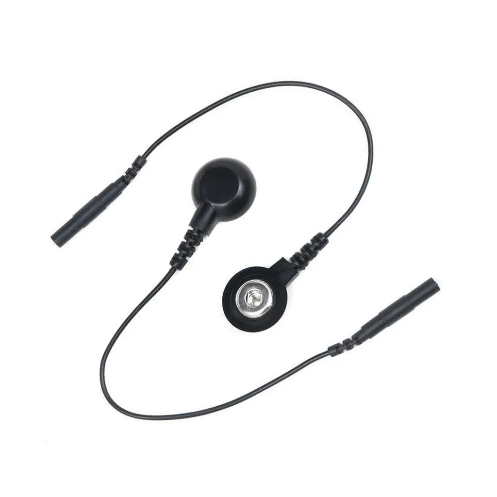 Mystim Adaptor Wire Snap Fasteners (Female) to 2mm Plug Junction
