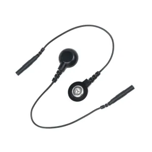 Mystim Adaptor Wire Snap Fasteners (Female) to 2mm Plug Junction
