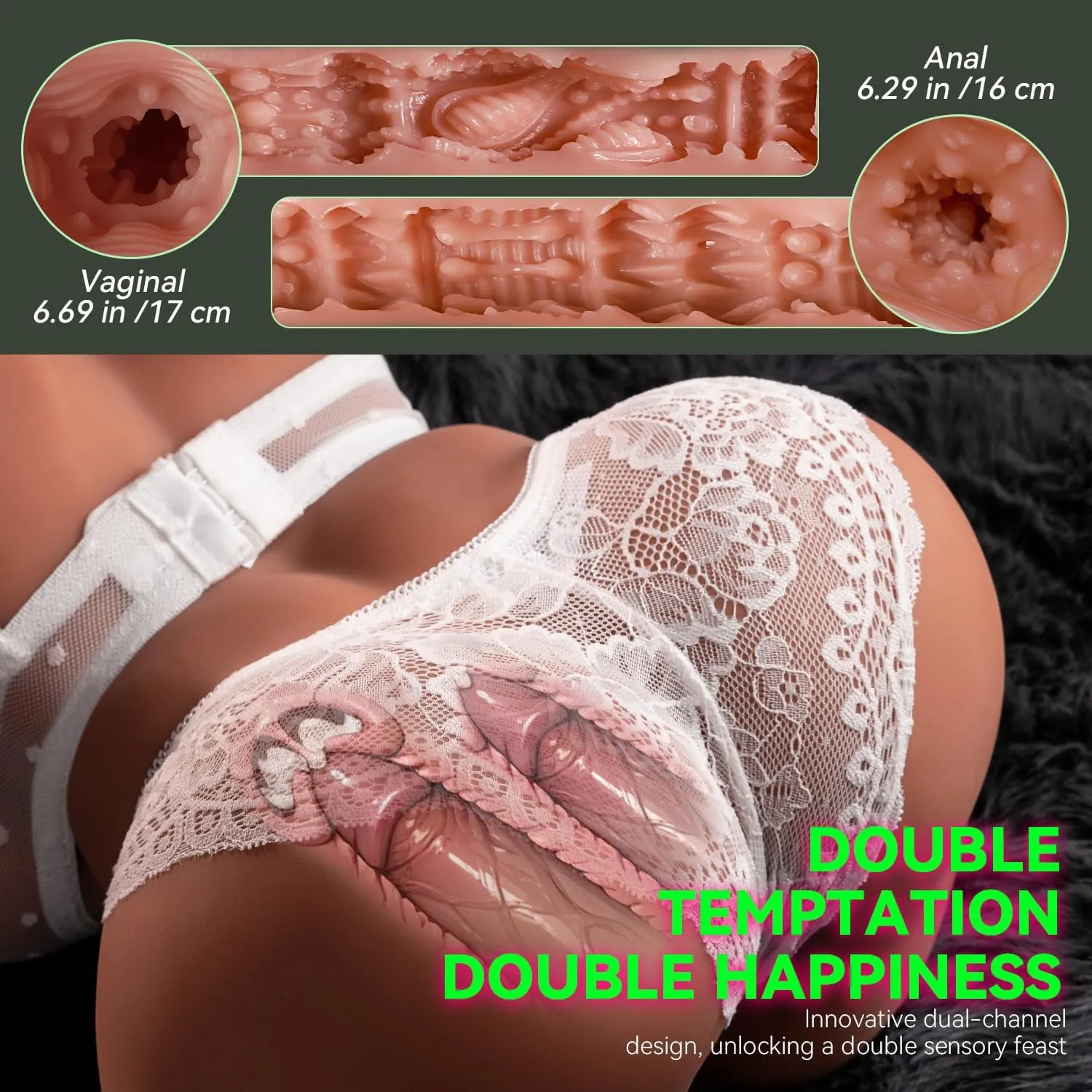 Nancy: 14.9lb BBW Sex Doll Torso Small Size
