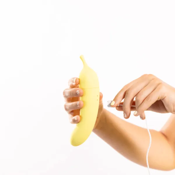 Natalie's Toybox Banana Cream Air Pulse G-Spot Vibe