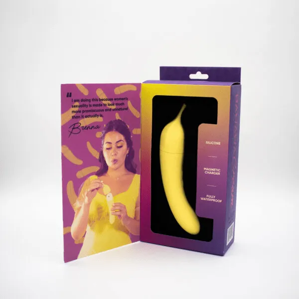 Natalie's Toybox Banana Cream Air Pulse G-Spot Vibe