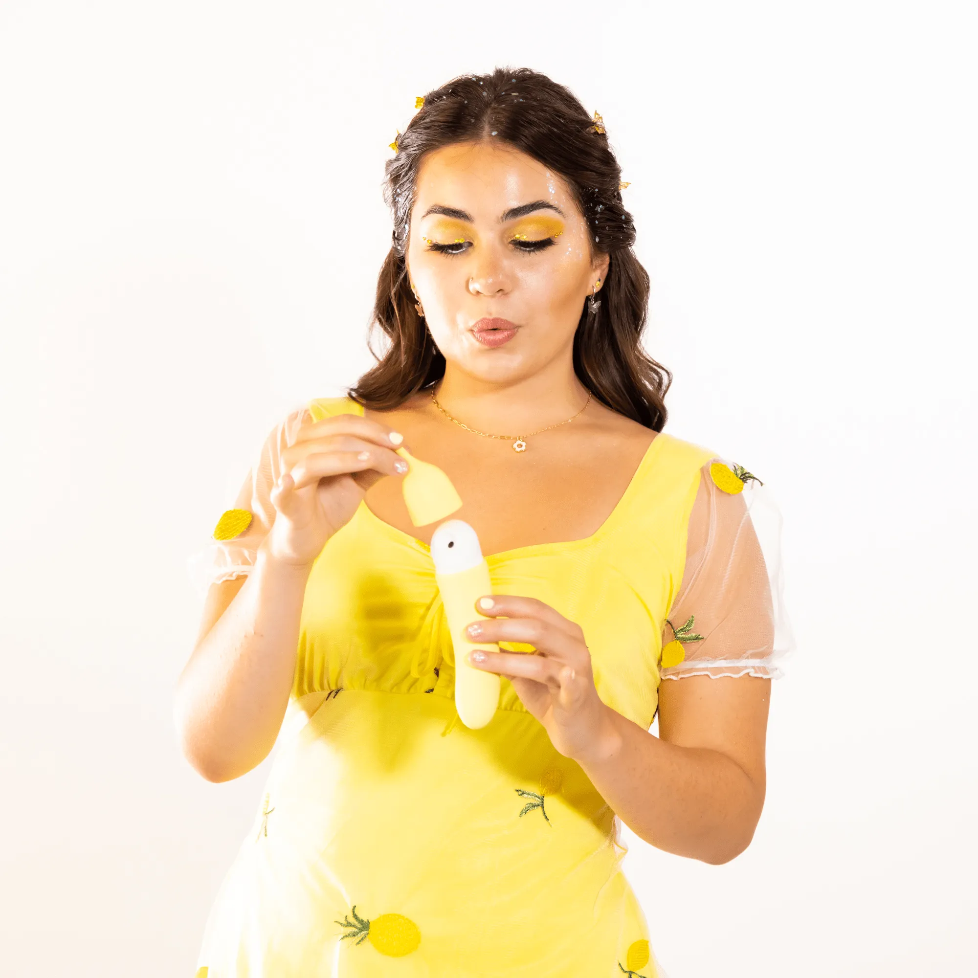 Natalie's Toybox Banana Cream Air Pulse G-Spot Vibe